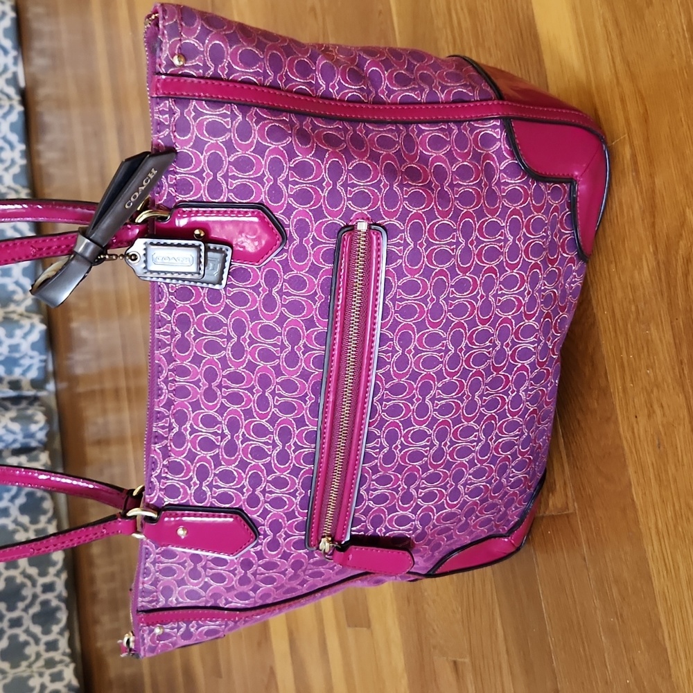 Coach Poppy Metallic Signature - Picture 3 of 15